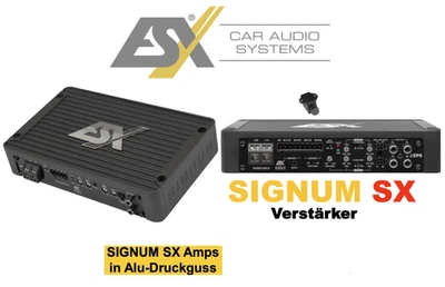ESX SX800.4 4-Kanal Class D Digital Verstärker 800 Watt RMS SIGNUM SX Serie - Bild 1 von 4
