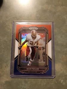 2022 Panini Prizm Sean Taylor Red White & Blue PRIZM #300 Redskins RWB