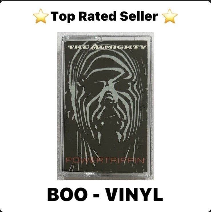 The Almighty - Powertrippin' - Cassette Tape Hard Rock / Metal Ex / Mint - Image 1 of 4