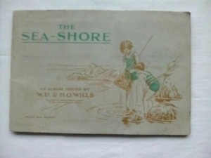 Vintage 1938 THE SEA - SHORE Cigarette Card Album by W. D. & H. O. Wills
