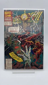 Daredevil Anual 9 Marvel Comic Firmado Scott McDaniel con Certificado de Autenticidad Tarjeta Sellada 1993 Casi Nuevo - Imagen 1 de 1