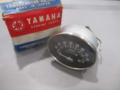 NOS Yamaha OEM Speedometer Assembly 1969-1970 L5T 1967 YL2 YL2C 164-83510-70 - Image 1 of 4