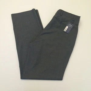 Ralph Lauren Comfort Flex Anzughose vorne flach mittelgrau Stretch Herren 36 x 34 - Bild 1 von 10