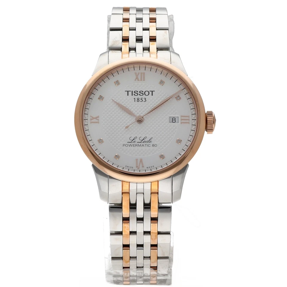 Tissot T006.407.22.036.00 Le Locle Powermatic 80 Rose Gold Steel Wrist Watch - Image 1 of 1