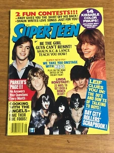 Revista May Super Teen 1978 beso Charlie's Angels Hardy Boys pinups pliegue central - Imagen 1 de 24