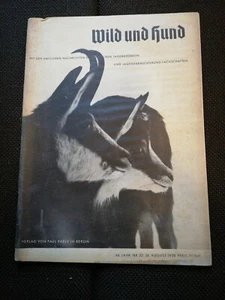 Wild und Hund - 44. Jahr Nr. 22 - Berlin 26. Aigust 1938 - Top Zustand - Bild 1 von 1