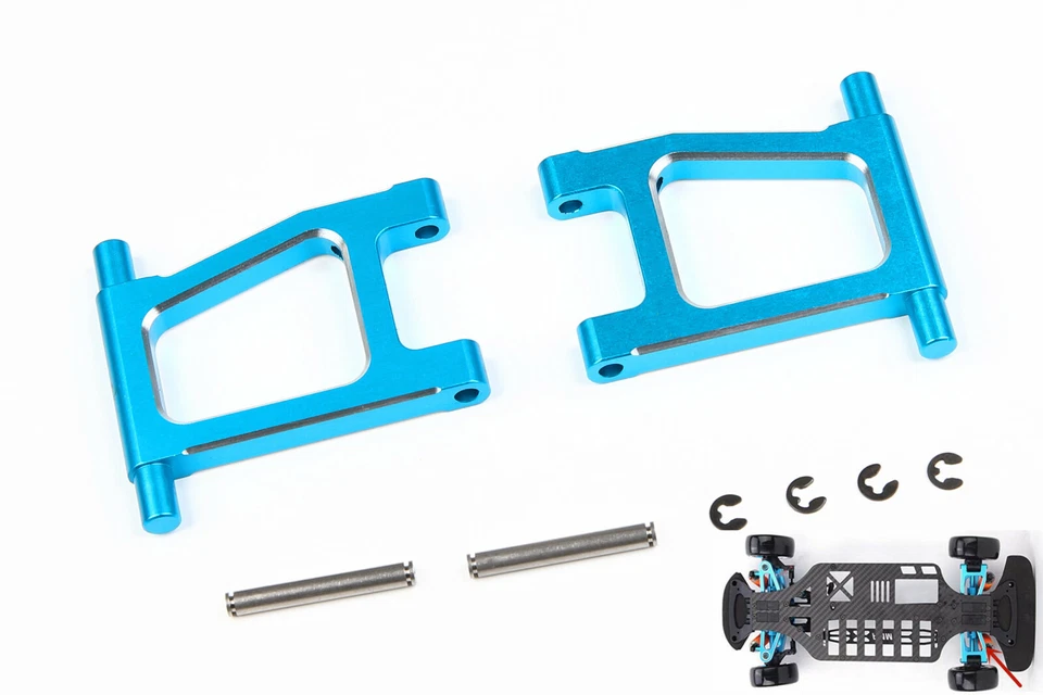 Metal Rear Lower Suspension Swing Arm for 1/10 TAMIYA TT01 RC Car Upgrade Parts - Image 1 of 1
