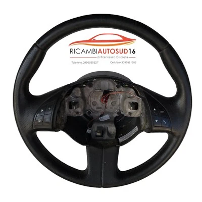 Steering Wheel Steering Leather Fiat 500 Year 2010 Original - Image 1 of 2