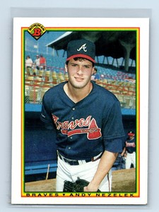 1990 Bowman Andy Nezelek Atlanta Braves #3