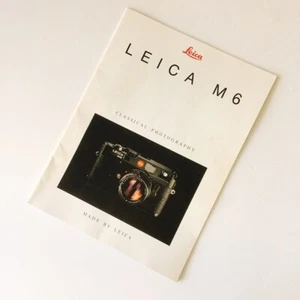Leica M6 Classical Photography Japanese Catalog for LEICA Cameras & Lens - Picture 1 of 16