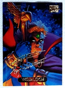 1994 Marvel Masterpieces Gold Signature Card 134 WARLOCK. Free New Top Loader. - Picture 1 of 3