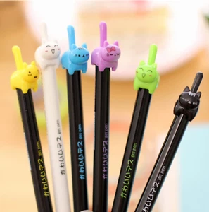 UK VERKÄUFER 1 Stck. Niedliche Neuheit Kawaii Katze Gel Stift Koreanisches Schreibwaren Kinder Geschenke - Bild 1 von 16
