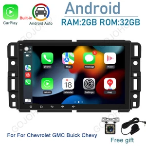Android 13 For GMC Yukon Chevy Silverado Sierra Navi BT Radio Car Stereo Carplay - Picture 1 of 21