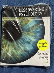 New Discovering Psychology: The Science of Mind, Loose-leaf Edition by Cacioppo - Picture 1 of 2