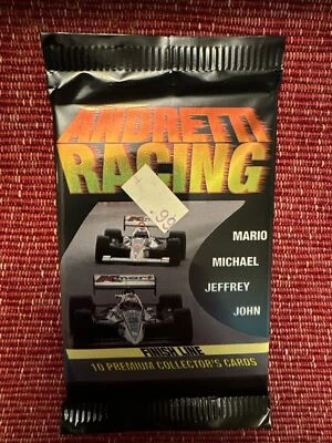 Andretti Racing 1992 Collector Trading Cards - Sealed Pack - Image 1 of 2