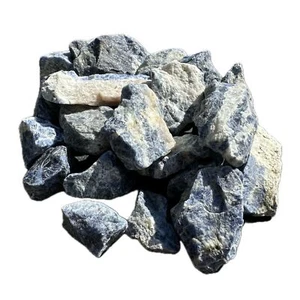 Stone tumbling Rock 1kg Sodalite Rough Rock for Lapidary - Picture 1 of 2