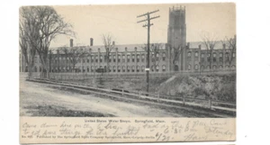 United States Water Shops SPRINGFIELD Massachusetts ~ Antique Postcard - Picture 1 of 2