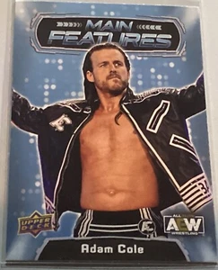 MF-5 ADAM COLE 2022 Upper Deck AEW Wrestling MAIN FEATURES - Picture 1 of 2
