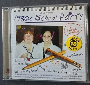 1980s School Party by Various Artists (CD, Sep-2003, K-Tel Distribution) - Imagen 1 de 3
