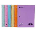 Spiral Notebooks   Pastel Wide Ruled 6 Pack   For School Office Busines
