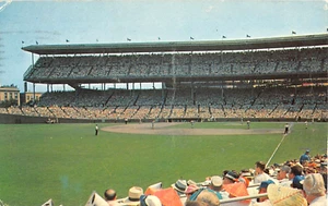 1950's? Cubs Wrigley Field Chicago IL post card Baseball - Bild 1 von 2