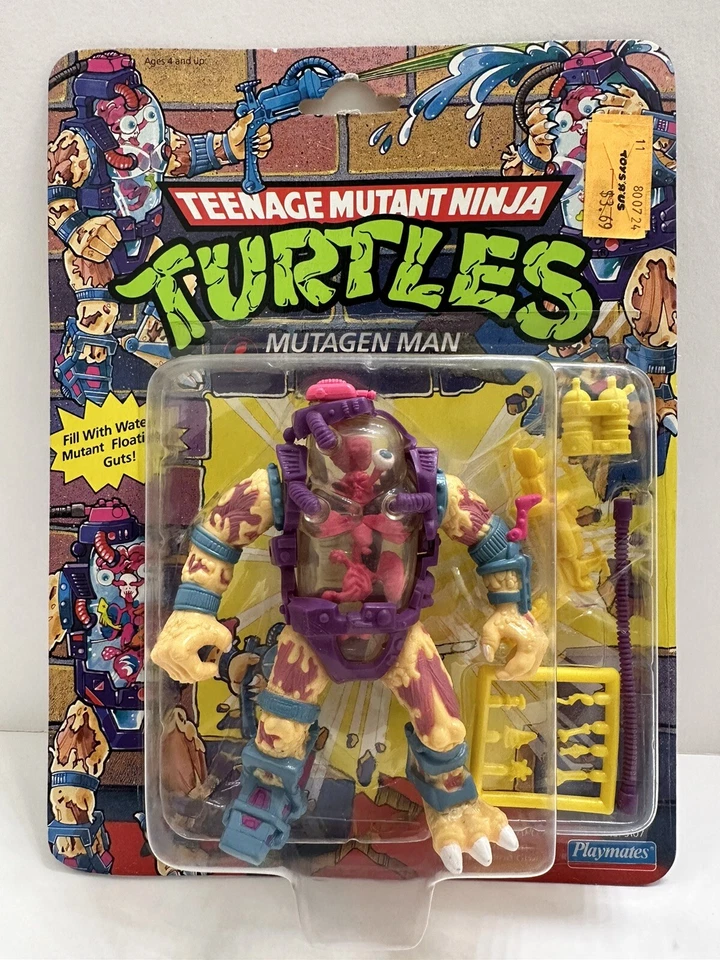 Playmates 1990 Teenage Mutant Ninja Turtles TMNT Mutagen Man Complete 100