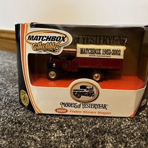 Matchbox Collectibles 1922 Foden Steam Wagon 50th Anniversary 1952 - 2022 L 4.5"