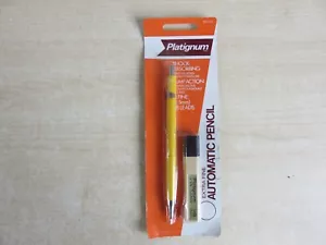Yellow Platignum Extra Fine Automatic Pencil in Sealed, Unopened Pack. - Picture 1 of 5