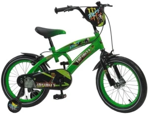 INFINITY Kids Bike 16" Wheels Green Project Free UK Delivery  - Picture 1 of 7