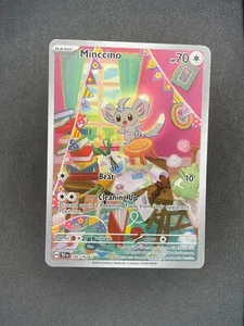 Pokémon Minccino 182/162 Sv05: Temporal Forces Illustration Rare - Picture 1 of 2