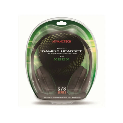 Advanctech S78 Xbox Black Gaming Headphones - Image 1 of 1