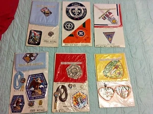 6 LOTS VINTAGE BOY SCOUTS ORDER OF THE ARROW BSA OA NOAC PATCHE NECKERCHIEF ETC  - Picture 1 of 9