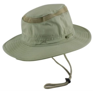 Safari Netz Tasche Kinnriemen Bucket Buschhut Hut UPF-50 Sonne atmungsaktiv BK2117 - Bild 1 von 25