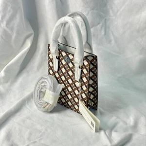 Genuine Tory Burch GEO LOGO 2WAY Mini Tote Bag Shoulder Strap, New and unused - Picture 1 of 10