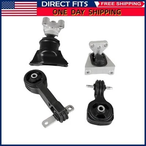 4Pcs Engine Motor &Trans Mount Kit for 2006-2011 Honda Civic 1.8L Auto Trans - Picture 1 of 16
