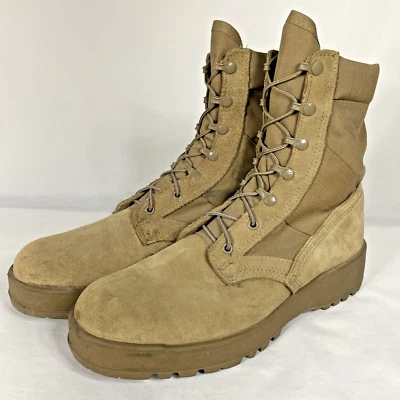 Botas de Combate Ejército Clima Caliente Para Hombres Talla 11 R Coyote 798 Bronceadas EE. UU. Vibram Militar Foto 1 de 4