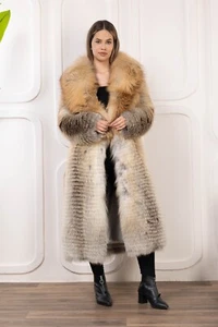 Fox Luxus Jacke Golden Island Real Fox Fashion Style - Bild 1 von 17