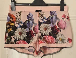 Ted Baker Oil Painting floral Women's pyjama pj's shorts size 10 - Picture 1 of 8
