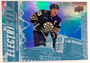 2024-25 Upper Deck Series 2 ElectriCITY #EC11 Brad Marchand Boston Bruins - Bild 1 von 2