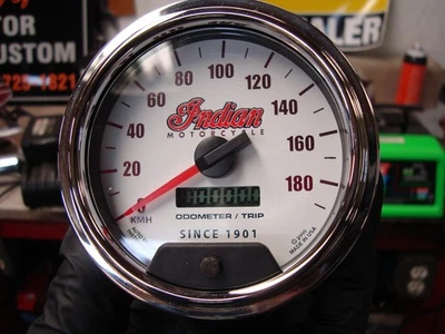 Indian Gilroy 2002-2003 NEW KMH  Speedometer  56-077  56-049  Chief Scout Spirit - Image 1 of 4