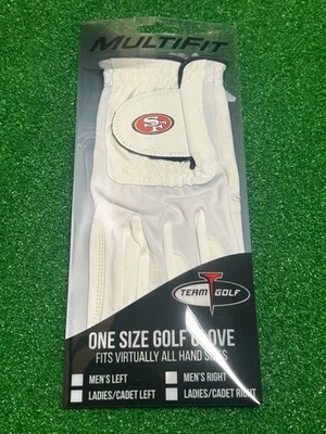 Guante de golf San Francisco 49ers Team Golf EE. UU. talla única para golfista diestro Foto 1 de 3