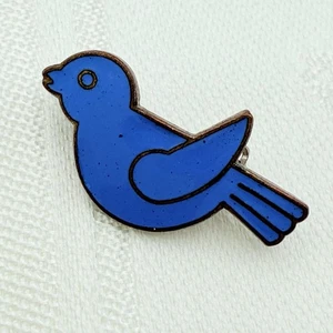 Vintage Camp Fire Girls Blue Bird Membership Lapel Pin Pinback c. 1960's-1970's - Picture 1 of 5