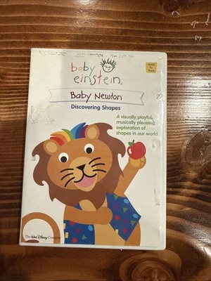 Disney Baby Einstein - Baby Newton Discovering Shapes (DVD, 2002) Music NEW Foto 1 de 4