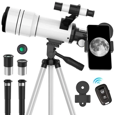 Telescope for Adults & Kids, 70mm Aperture Astronomical Refractor Telescopes ... - Image 1 of 4