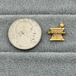 Mortero y mortero de farmacia Walgreens 3 años de servicio empleado pinback #59970 - Imagen 1 de 4