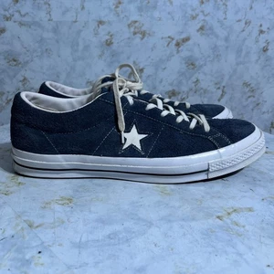 Converse One Star Chuck Taylor Mens Size 15 Shoes Blue Suede Low Casual Sneakers - Picture 1 of 13