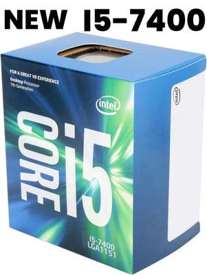 NEW Intel Core i5-7400 Quad-Core 3.0GHz BX80677I57400 Processor CPU w/Cooler NIB - Image 1 of 4