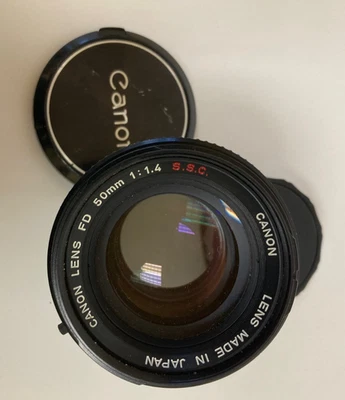 Canon Lens FD 50mm 1:1.4  BOTH CAPS Included - Image 1 of 4