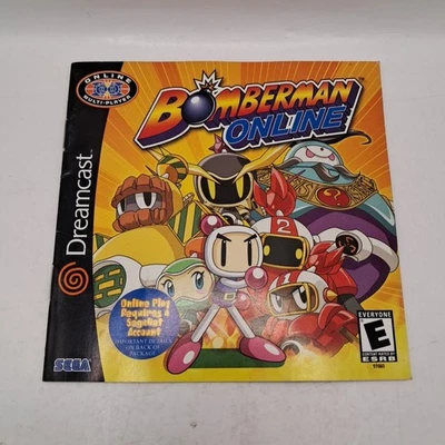 Bomberman Online - Sega Dreamcast - Replacement Manual ONLY *NO GAME* - Image 1 of 3