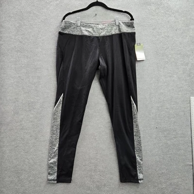 Pantalones Tek Gear Mujer Ropa Activa XL Negros Bloques de Color Cálidos Rendimiento Ultra Foto 1 de 4